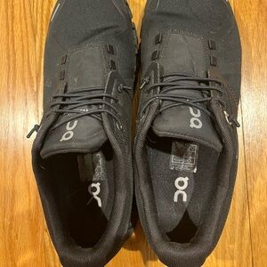 On Cloud 5 All Black Waterproof Sneakers